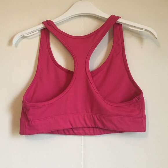 Hot Pink Barbiecore Racerback Sports Bra - Picture 2 of 10